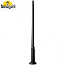 Κολώνα για Φωτιστικό Φανάρι 2.5m Ρητίνης Μαύρη Fumagalli